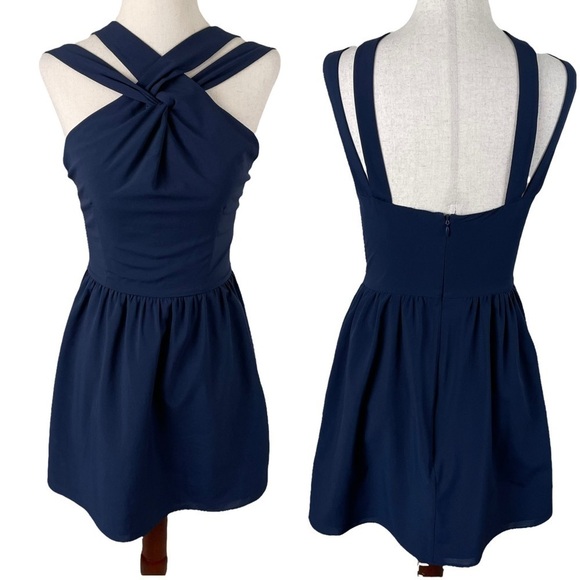 Keepsake the Label Blue Strappy Dress - Picture 1 of 10